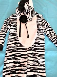 Kids Costumes to Hire - Zebra Onesie Child